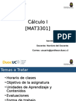 Presentación Clase N°1 MAT3301