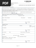 child protection reporting form