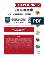 Precisiones conceptuales sobre Memoria e Historia