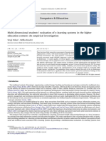 17 Multi Dimensional Students Evaluation of e Learning Systems in The Higher