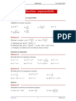 05 Exos Fonction Exponentielle