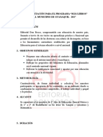 PLANIFICACIÓN MATEMÁTICA BACHILLERATO