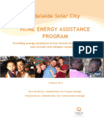 Adelaide Solar City Home Energy Assistance Program