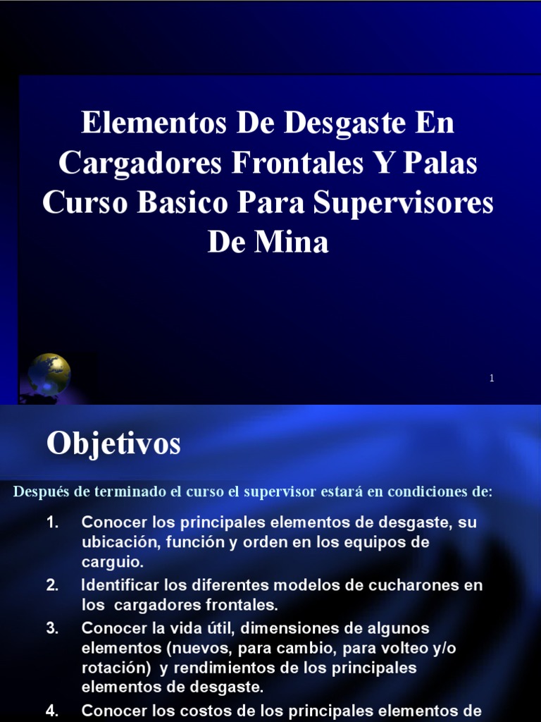 Elementos de Desgaste en Cargadores Frontales Y Palas | PDF | Pie ...