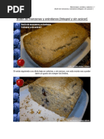 Budín de Manzanas y Arándanos [Integral y Sin Azúcar]