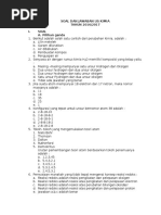 Soal USBN Kimia 1617