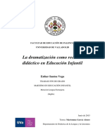 La Dramatización Como Recurso Didactico