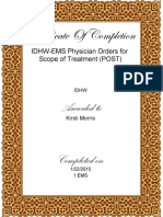 Post Certificate