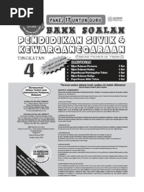 Bank Soalan Mata Pelajaran Sivik Ting4 Pdf