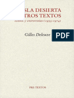 Deleuze - La Isla Desierta y Otros Textos