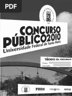 Prova Tec Contabilidade UFSM 2010