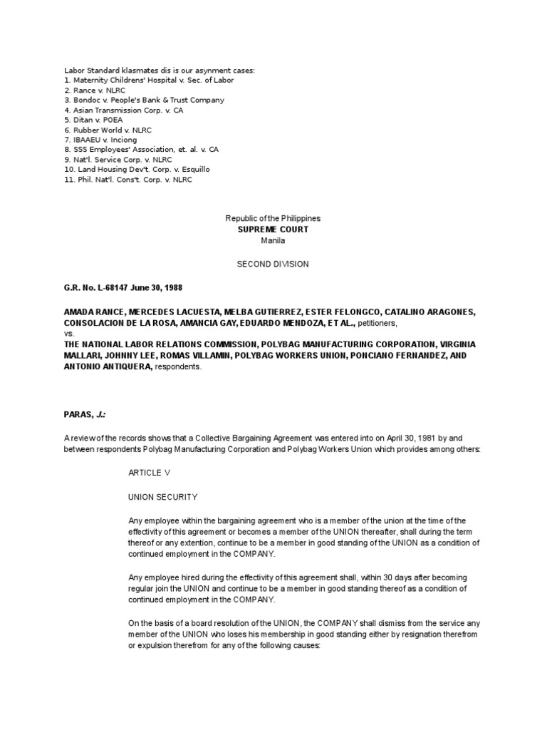 Supreme Court Labor Dispute Ruling | PDF | Certiorari | Employment