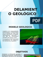 Modelo geológico: representación 3D de litología y mineralización