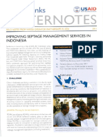 Water Notes: Improving Septage Management Services in Indonesia