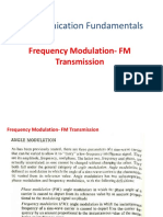 Communication Fundamentals: Frequency Modulation-FM Transmission