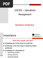 6 - Operations Scheduling