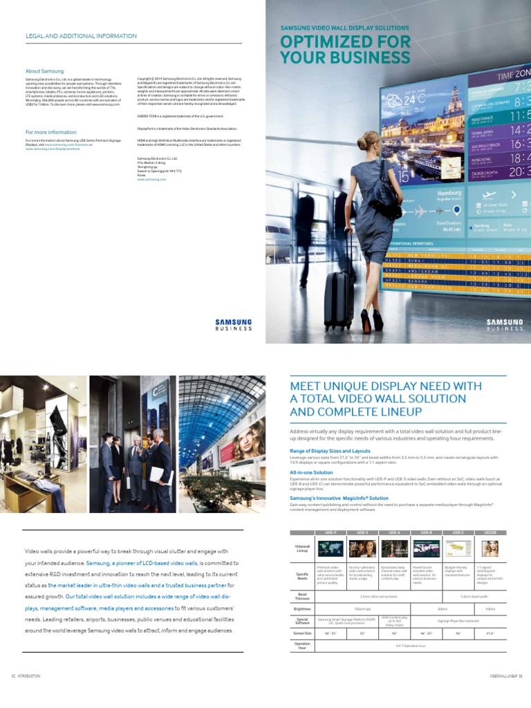 UDE B Catalog PDF Computer Monitor Retail