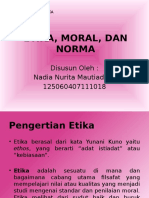 Etika, Moral, Dan Norma