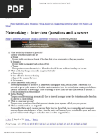 Networking - Interview Questions and Answers Page 3 PDF