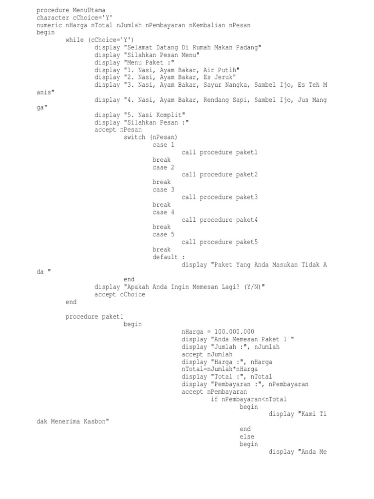 Pseudocode Project 2 | PDF