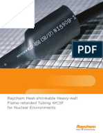 Raychem Heat-Shrinkable Heavy-Wall Flame-Retarded Tubing WCSF For Nuclear Environments
