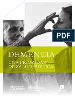 Demencia - Una Prioridad de Salud Pública OMS PDF
