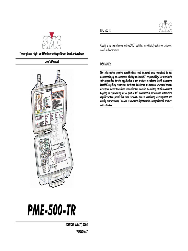 SMC Pme 500 TR Manual PDF Computer Keyboard Electrical Connector