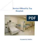 List of Services Offered by Top Hospitals