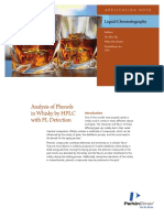 APP Analysis of Phenols in Whisky by HPLC With FL Detection 012266 01