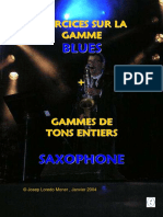 Exercices Gamme Blues Saxophone (Démo)