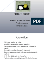 Potato Flour Export Potential Analysis