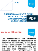 5.55evaluación de Un Hidrociclón, Parámetros y Dimensionamiento