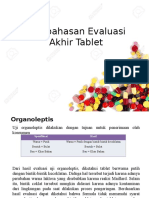 Pembahasan Evaluasi Akhir Tablet