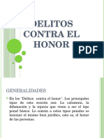 Delitos Contra El Honor