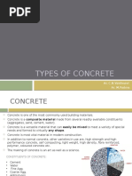 Types of Concrete: Ar. C.N.Vaishnavi Ar. M.Padma