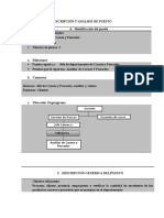 Descriptivos y Perfiles de Puesto