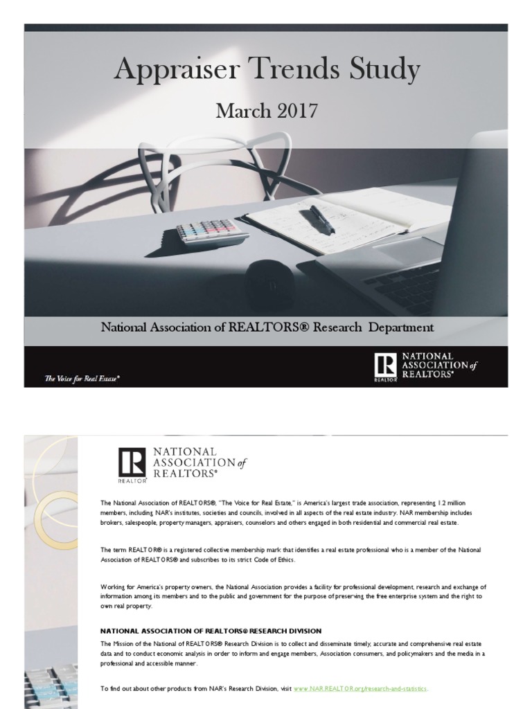 Appraiser Trends Study 03/16/17 | National Association Of ...