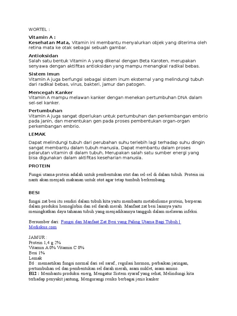 Fungsi Utama Vitamin Untuk Mengatur Metabolisme Ini Aturannya