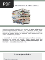 Aula - Linguagem Jornalística