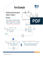 More Example: - Revisit The Electro-Mechanical System in Chapter 3. - We Have