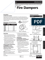 Dayton Fire Dampers Round: Please Read and Save These Instructions