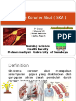 Keperawatan Kritis 2 Syndrome Koroner Akut (SKA) : Nursing Science Health Faculty Muhammadiyah University of Surabaya