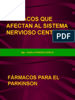 Fármacos Que Afectana Al Sistema Nervioso Central