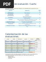 Criterios de Evaluación