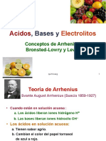 Acidos, Bases y Electrolitos