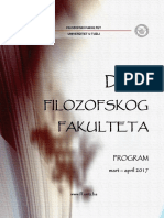 Program - Dani Filozofskog Fakulteta - 2017