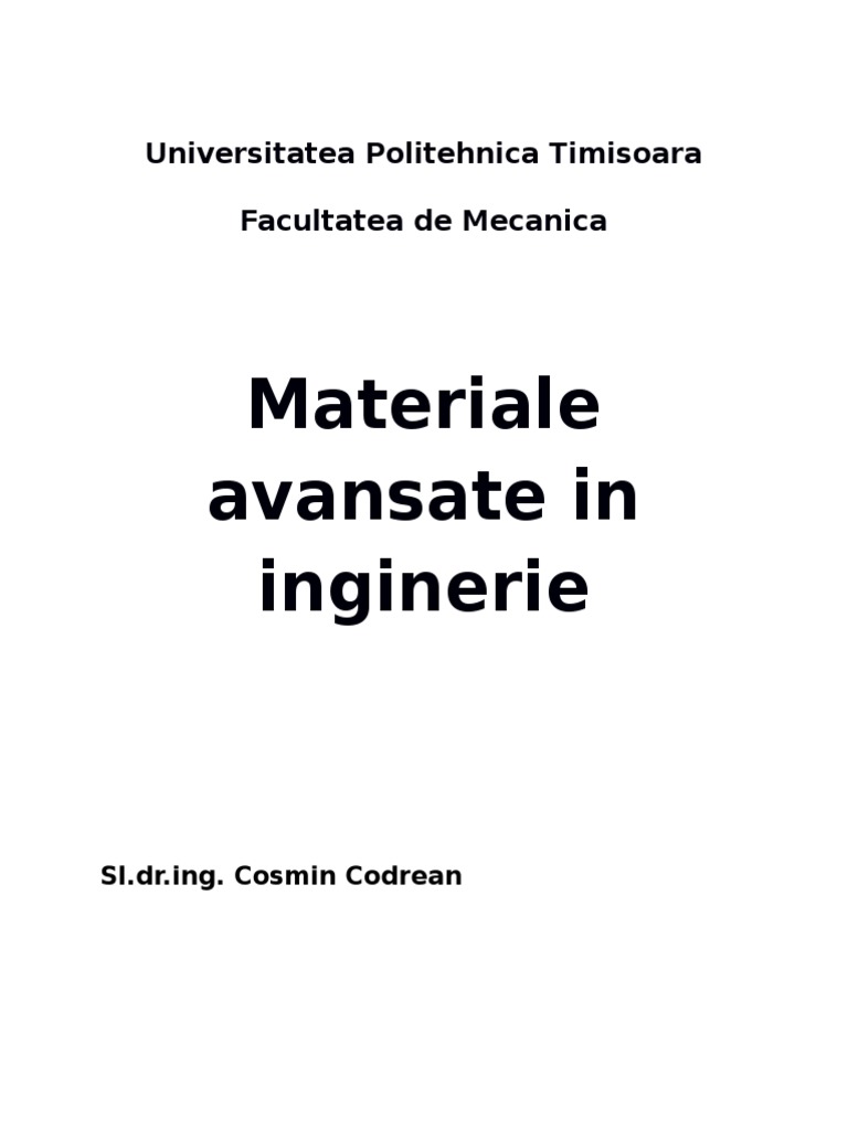 Materiale Compozite Cu Matrice Metalica | PDF