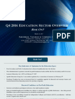 Q4 2016 E S O: Ducation Ector Verview