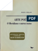 A Arte Poética, O Meridiano e Outros Textos - Paul Celan