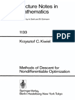 Lecture Notes in Mathematics: 1133 Krzysztof C. Kiwiel